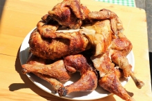 Grillhendl vom Steirerhof